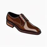 dark brown dress shoes image